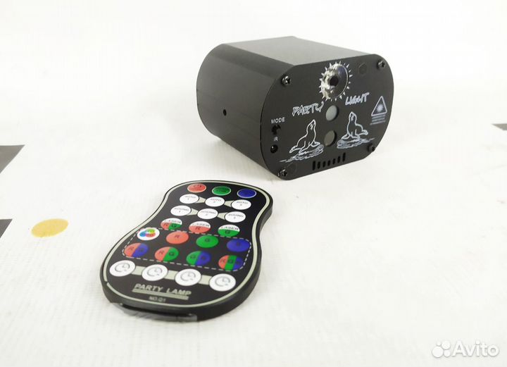 Лазерный проектор laser 3in1 на аккумуляторе