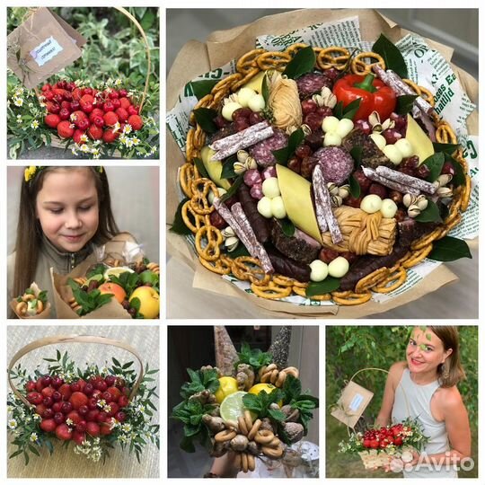 Съедобные букеты на 1 сентября