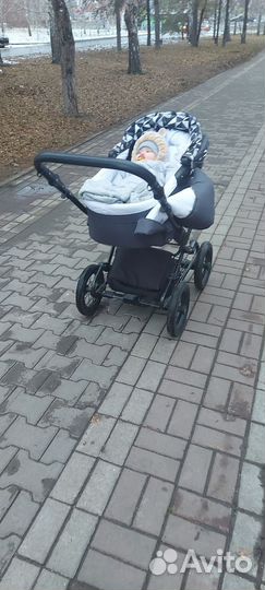 Прогулочная коляска зимняя бу