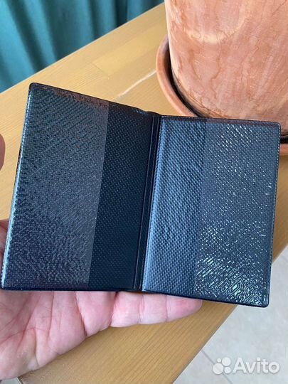 Черная обложка для паспорта Рожден в СССР