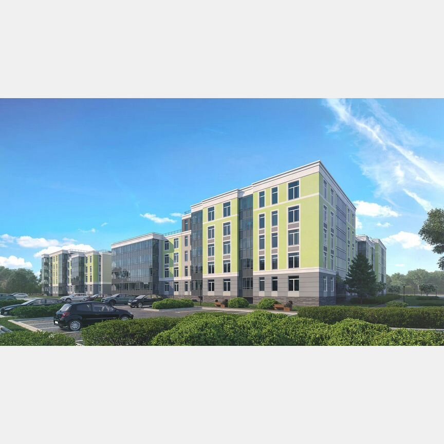 1-к. квартира, 39,5 м², 1/4 эт.