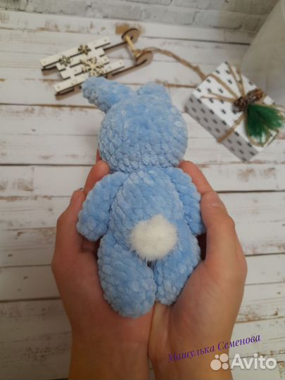 Вязаные игрушки (зайчата, котята, олененок)