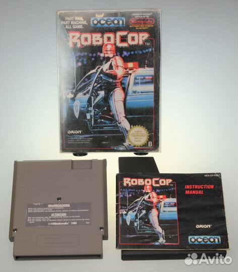 Картридж Nintendo NES Robocop