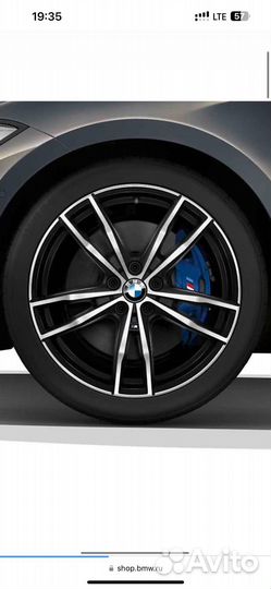 Диски BMW 719M R19 разноширокие на зиме