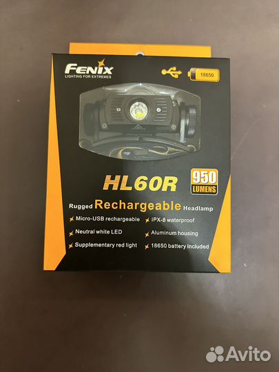 Налобный фонарь fenix HL60R