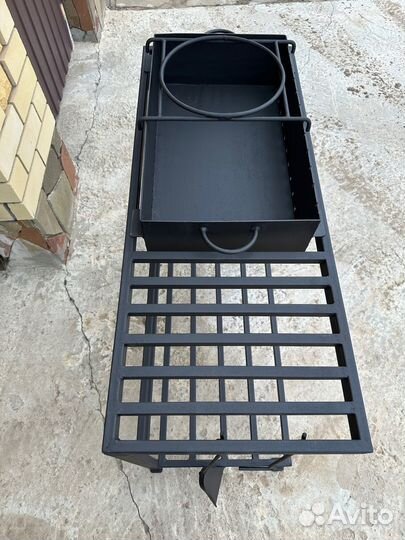 Мангал со съемной жаровней лофт 6 мм