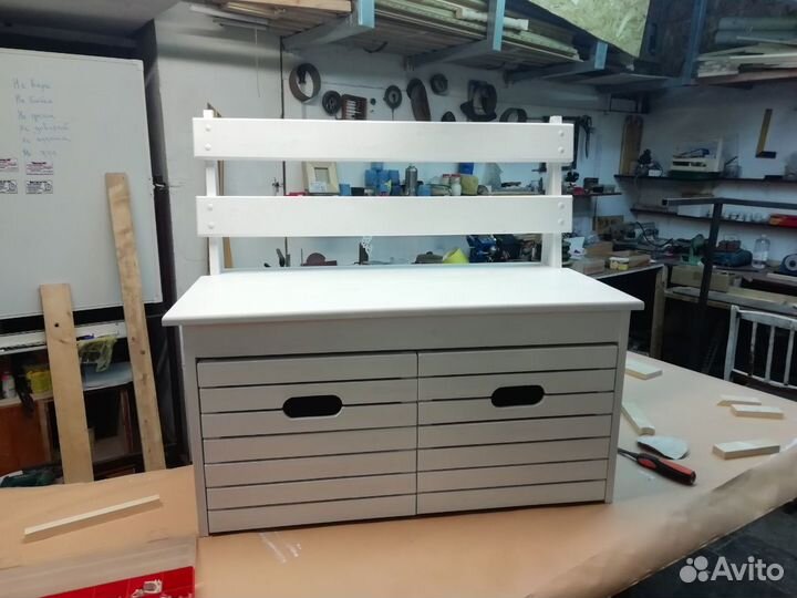 Скамейка сундук на балкон