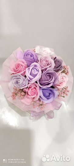 Букет цветы в коробке