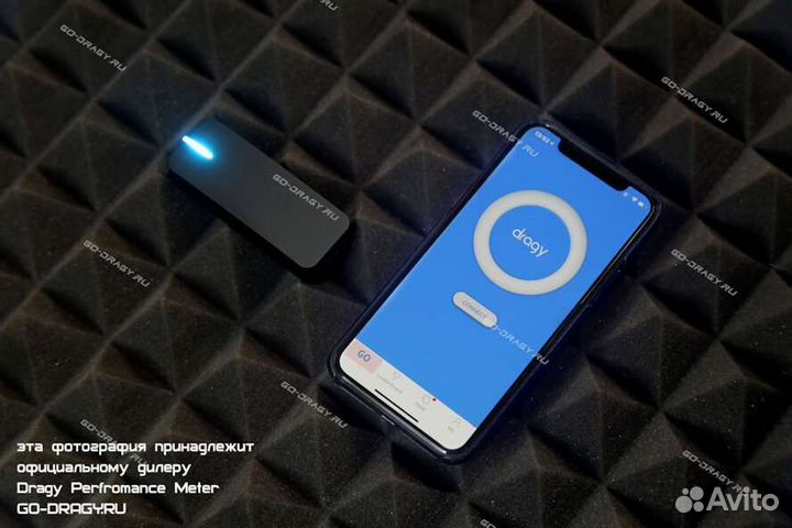 Замер скорости и ускорения Dragy, RaceLogic