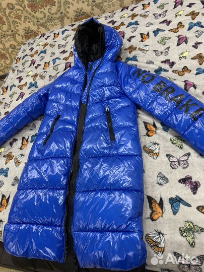 Пуховик удлиненный детский