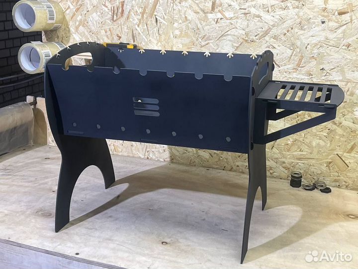 Мангал разборно сборный сталь 3 мм