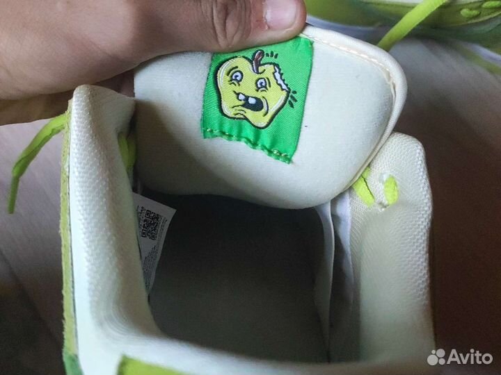 Nike sb dunk low green apple
