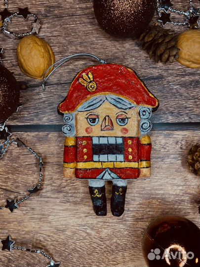 Ватные игрушки «щелкунчик»