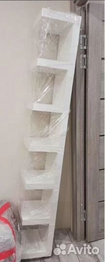 Полка лакк глянцевая белая