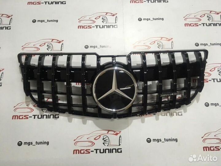 Решетка на Mercedes GLK 12-15 GT Дистроник AMG