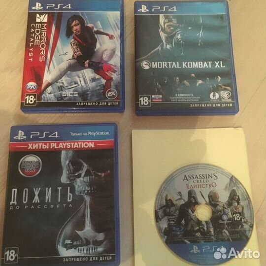 Игры на ps4 Дожить до рассвета,Асасин и т.п