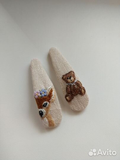 Заколка для волос ручная работа