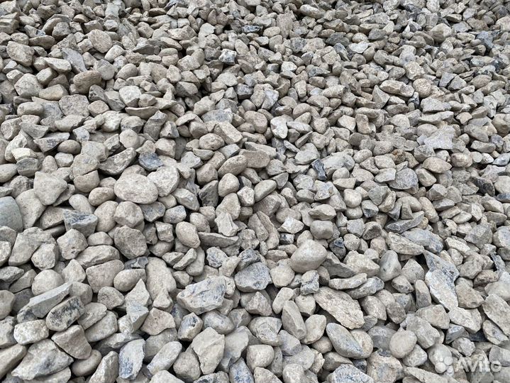 Щебень, Песок