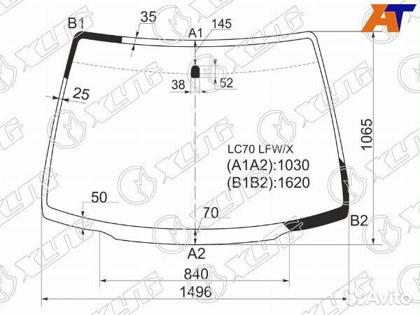 Стекло лобовое mazda MPV