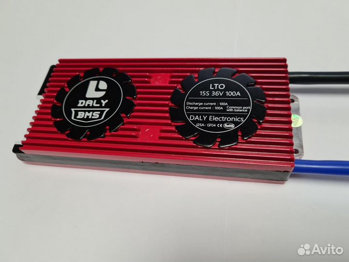 Плата контроля BMS LTO 15S 36V 100A