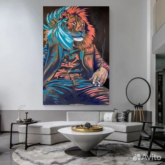 Интерьерная картина маслом на холсте ручная работа