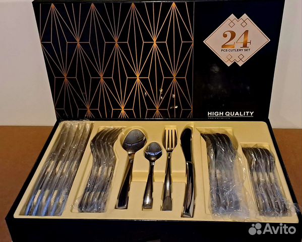 Набор столовых приборов новый
