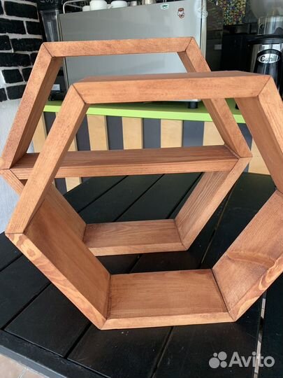 Полочки деревянные для декора