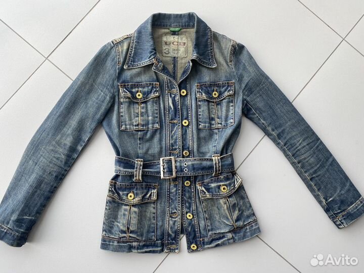 Джинсовый пиджак женский