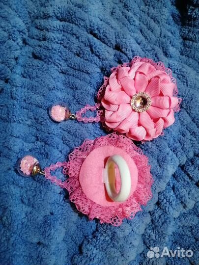 Банты для волос ручной работы