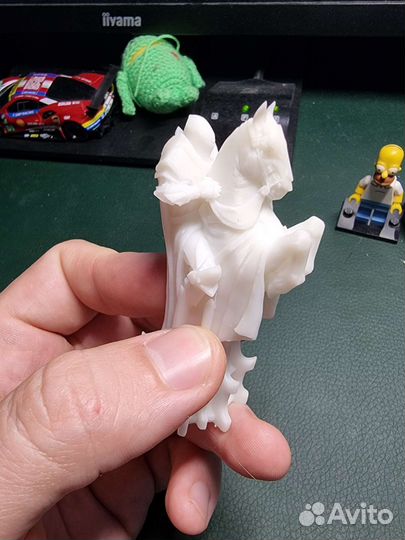 Фотополимерная 3D печать фигурок, миниатюр