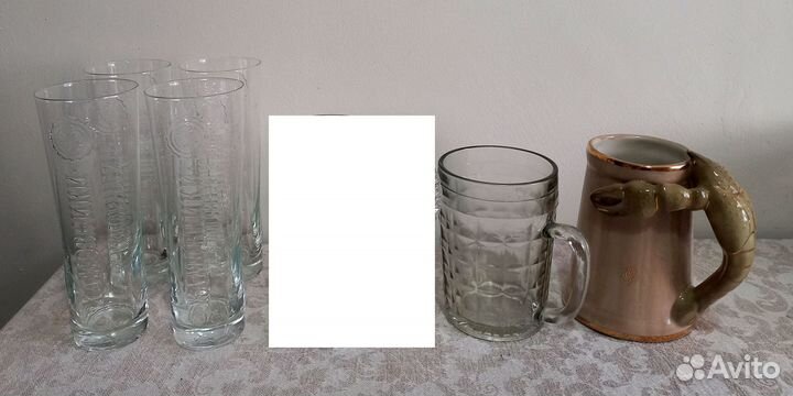 Пивные кружки и бокалы