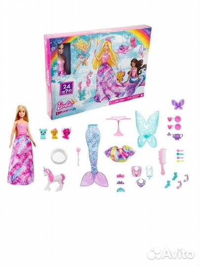 Адвент календарь барби оригинал новый