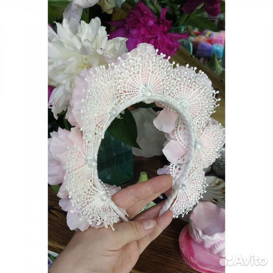 Венок из цветов, ободок