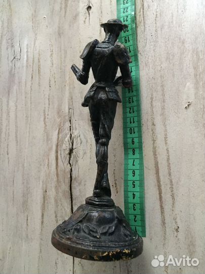 Статуэтка «Дон Кихот», чугун, клеймо «гмп»