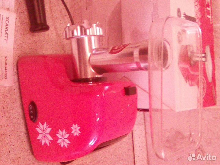 Электро мясорубка scarlett новая