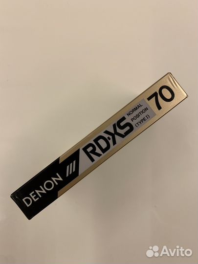 Аудиокассета Denon RD-XS 70. 1989 год