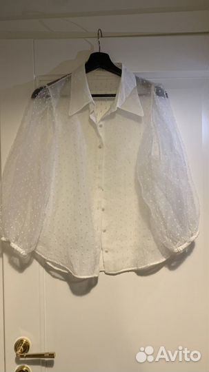 Прозрачная блузка Zara (очень нарядная)