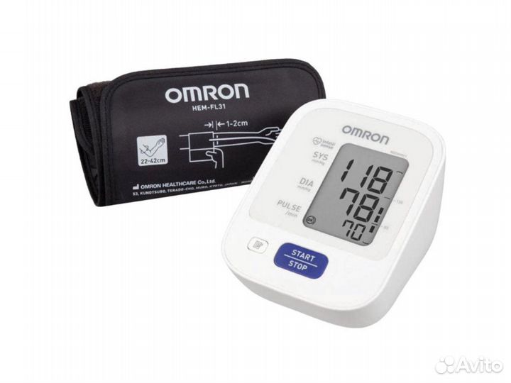 Тонометр Omron M2 Comfort (alru) с адаптером