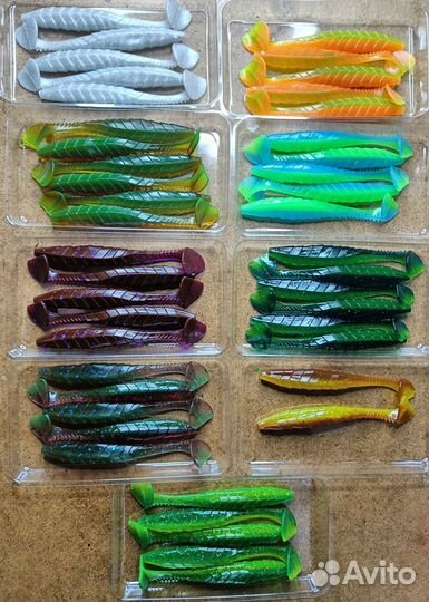 Силиконовые приманки,в наличии и под заказ