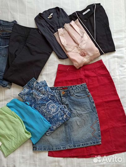 Большой пакет брендовых вещей 42 44