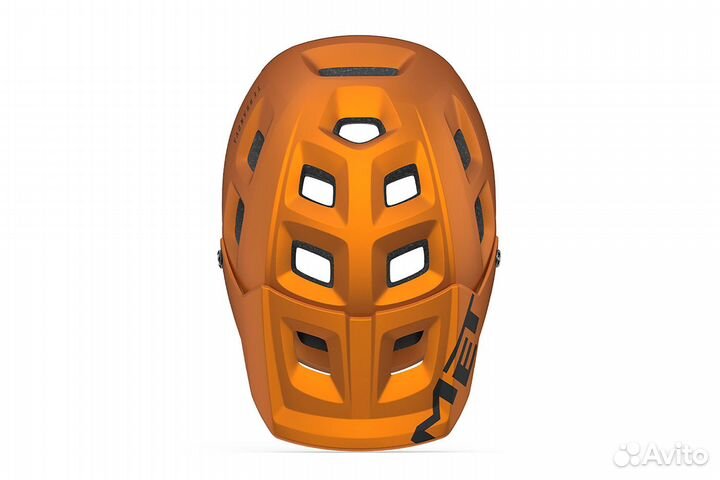 Велошлем MET Terranova, оранжевый матовый, размер