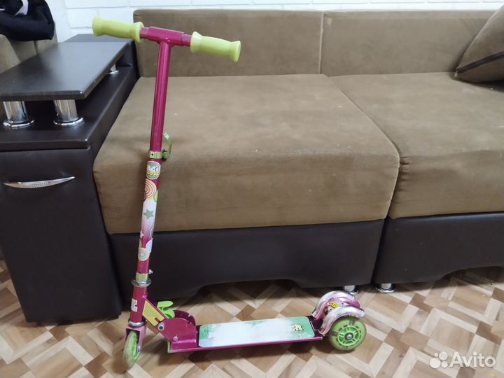 Самокат детский трехколесный бу