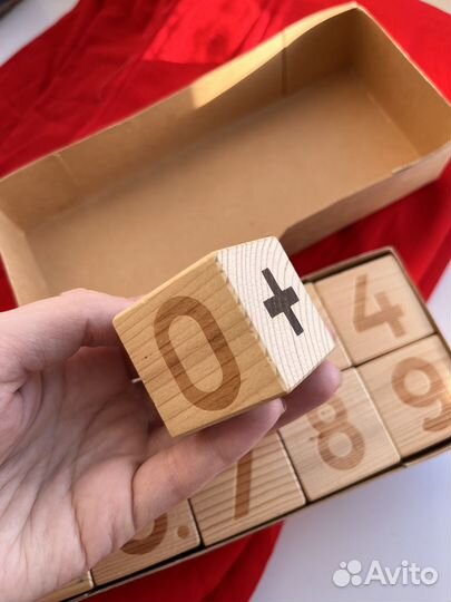 Кубики, дерево, винтаж