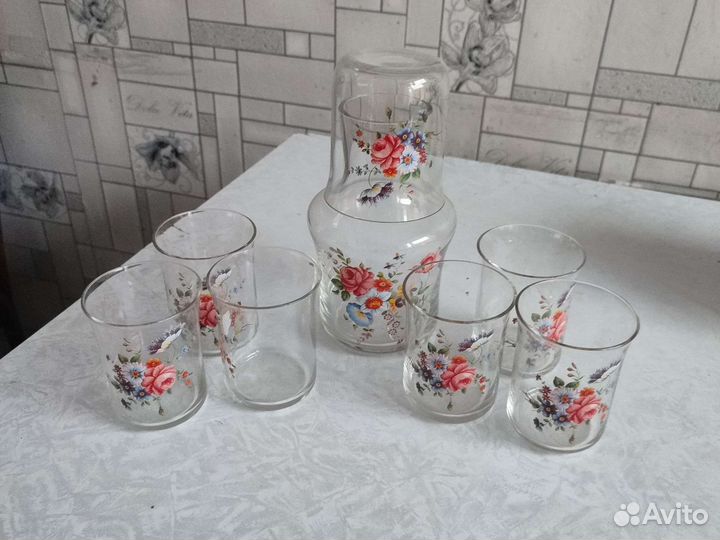 Графин со стаканами СССР