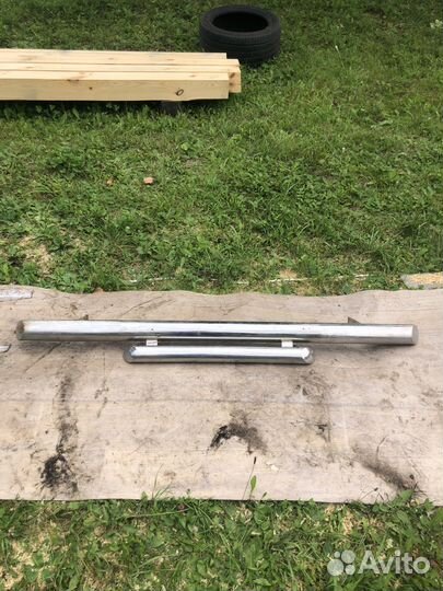 Защита заднего бампера Pajero 4