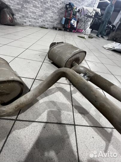 Выхлопная система на Kia Stinger