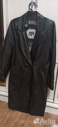 Пальто натуральная кожа 46-48