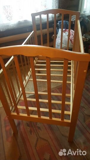 Кроватка с матроцом детская