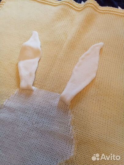 Плед детский Зайка новый