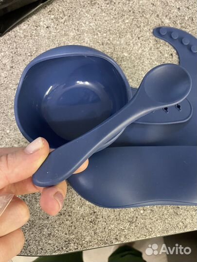 Детская силиконовая посуда